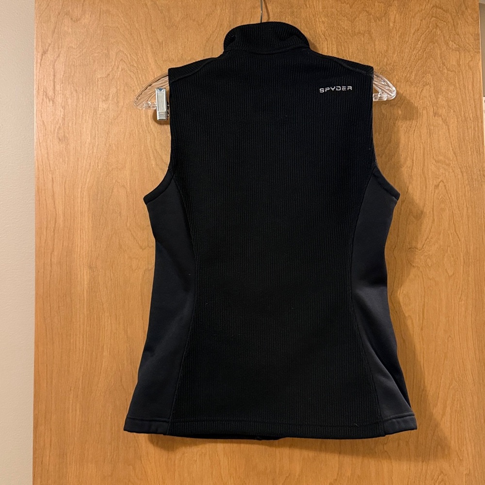 Spyder Black Zip-Up Vest - Picture 2 of 5